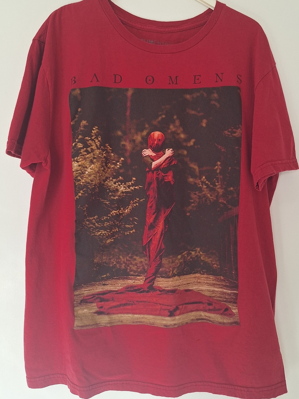 Bad Omens Red Graphic Short Sleeve Tee - Men's Crew Neck